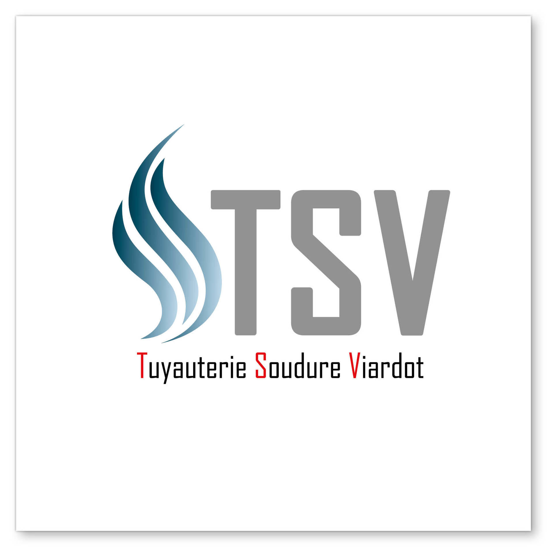 Christelle Perere graphiste identité visuelle logo TSV plombier chauffagiste soudure