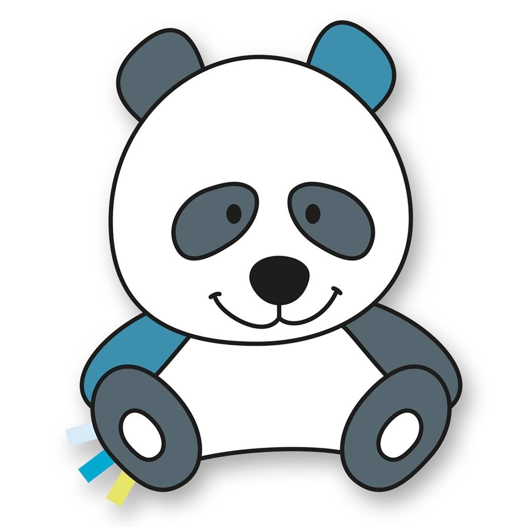Graphic CRi - illustration d'un panda réalisée avec Adobe illustrator pour le faire-part de Gabriel